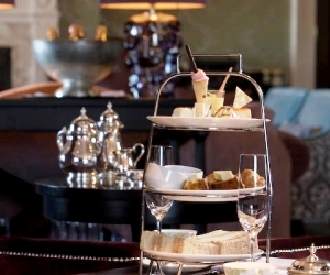 Oulton Hall Hotel, Spa & Golf Resort Accommodation image 5 Image name Afternoon tea at Oulton Hall 1 the 2 image from the post Oulton Hall Hotel, Spa & Golf Resort in Yorkshire.com.
