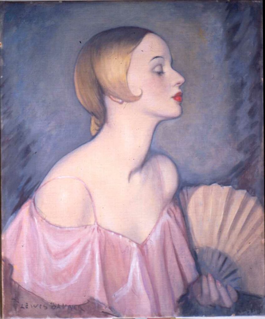Image name Eileenc.1925 Lewis Baumer 1870 1963 Harrogate Fine Art Collection the 7 image from the post Amazing paintings on show in Yorkshire in Yorkshire.com.