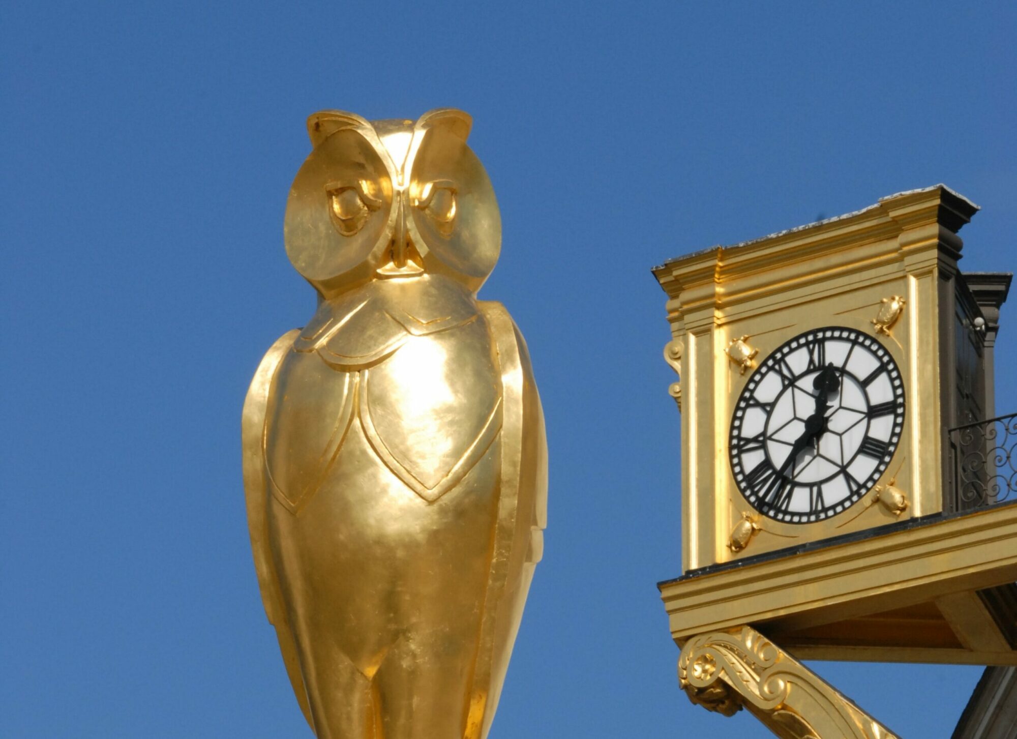 Leeds Owl Trail Post image 1 Image name Golden Owl Leeds City Council Copy scaled the 1 image from the post Leeds Owl Trail in Yorkshire.com.