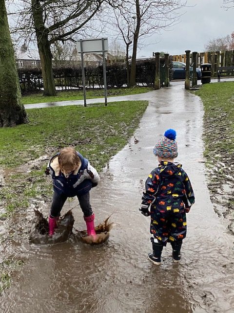 Five Things That Always Happen on a Walk With Children Post image 2 Finding mud on a walk with children