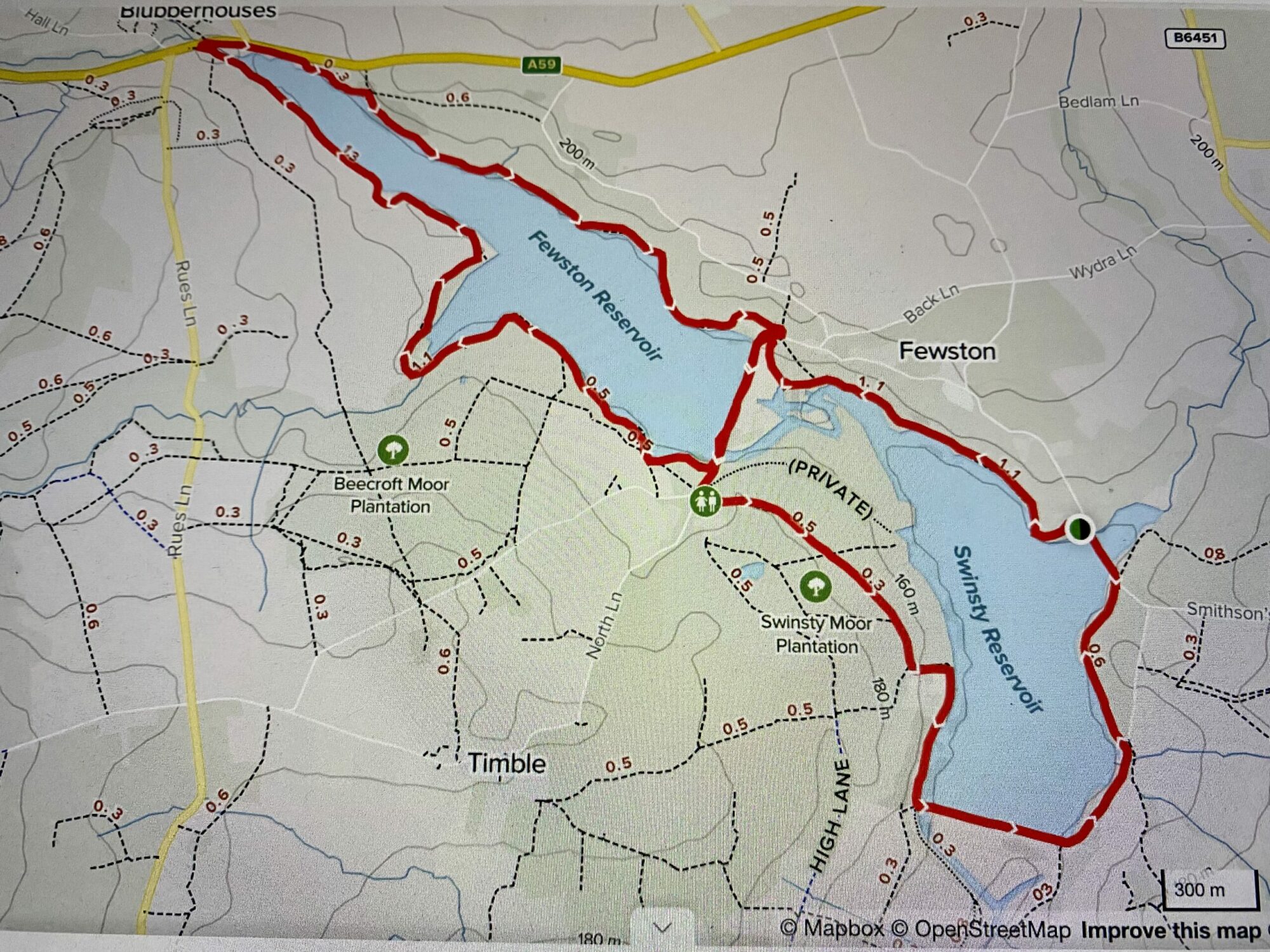 The big swim - Swinsty and Fewston Reservoirs walk Post image 5 Image name IMG 7022 scaled the 5 image from the post The big swim - Swinsty and Fewston Reservoirs walk in Yorkshire.com.