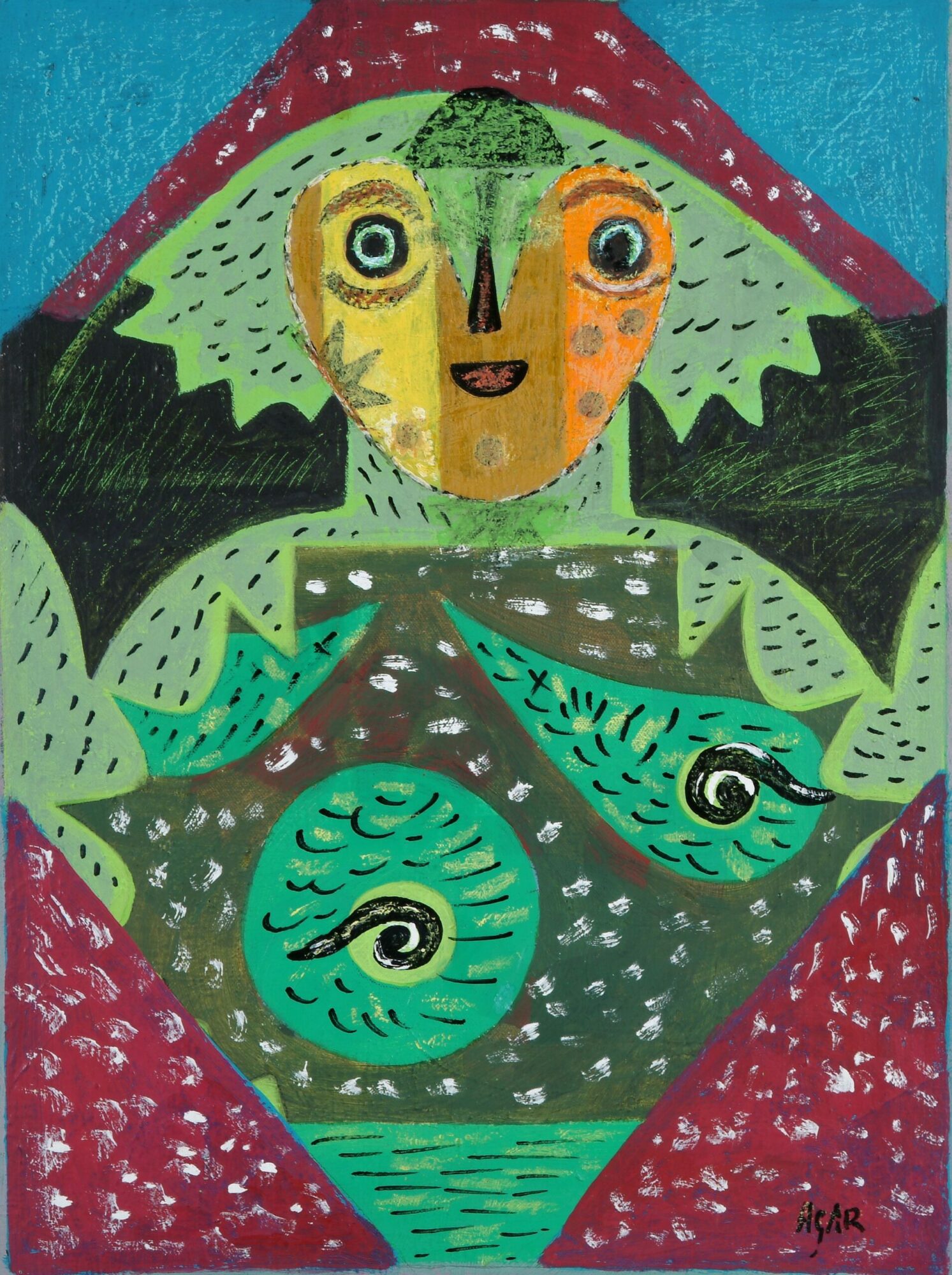 Image name Portrait of Miss Terry by Eileen Agar Harrogate Fine Art Collection scaled the 9 image from the post Amazing paintings on show in Yorkshire in Yorkshire.com.
