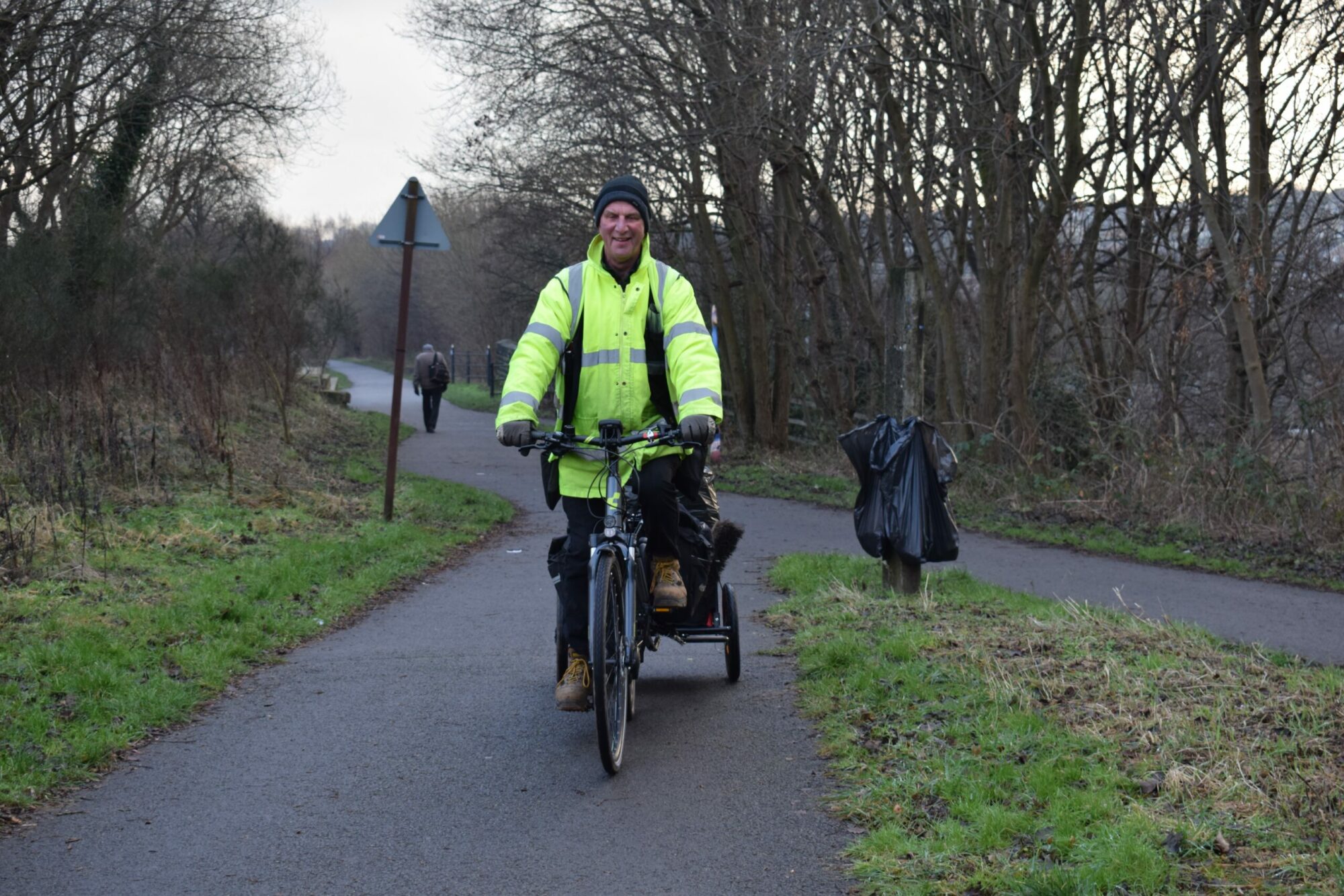 Spen Valley Greenway Post image 2 Image name Rob Winslade on Spen Valley Greenway. by Wayne Firth scaled the 2 image from the post Spen Valley Greenway in Yorkshire.com.