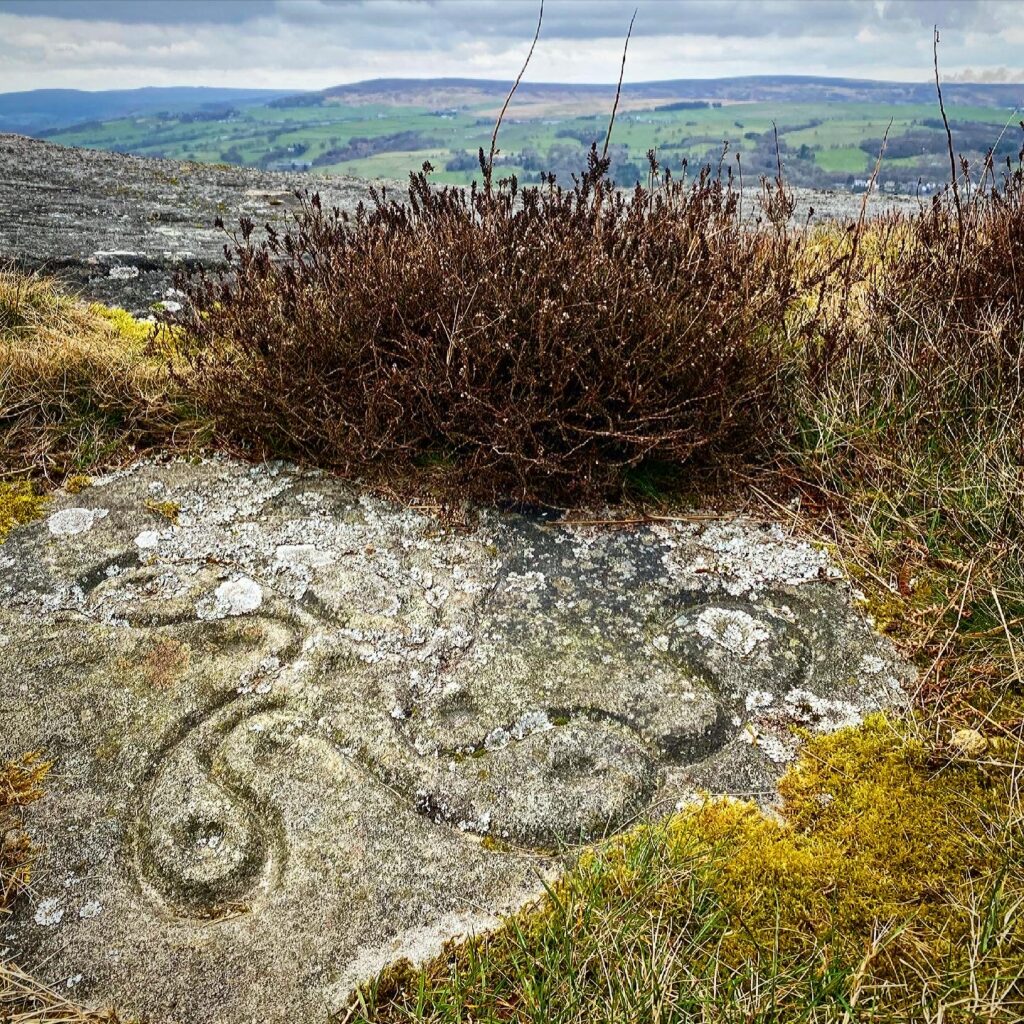 Heber's Ghyll, Ilkley Post image 2 Image name Swastika Stone Child Friendly Walks in Ilkley the 2 image from the post Heber's Ghyll, Ilkley in Yorkshire.com.