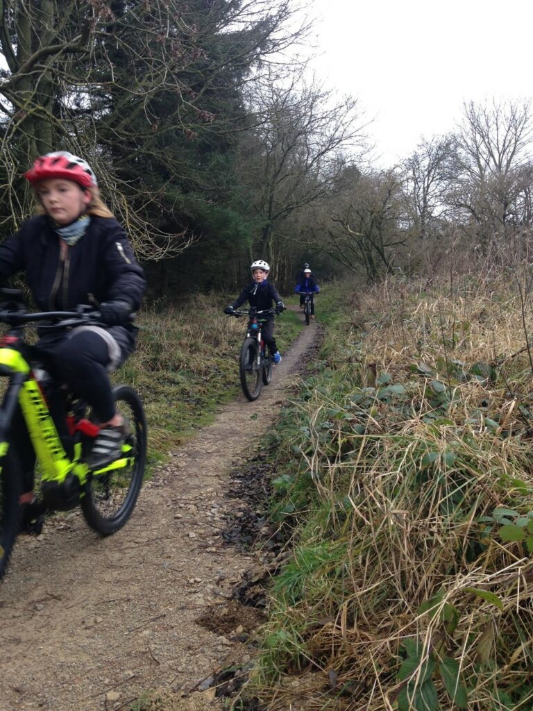 Mountain Biking in Yorkshire - MTB Trails & Routes Post image 3 people mountain biking in Yorkshire