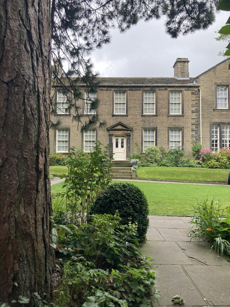 Image name bronte parsonage museum front entrance the 2 image from the post Bronte Parsonage Museum Walk in Yorkshire.com.