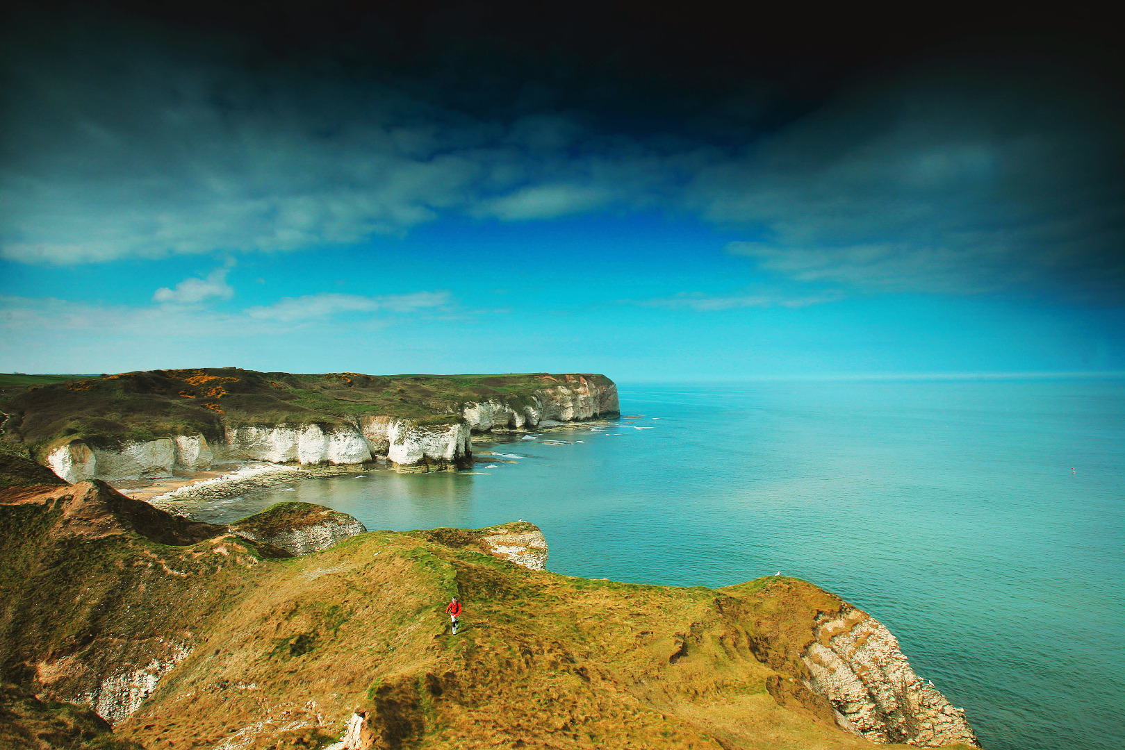 Image name flamborough cliffs 2 edit the 2 image from the post American War of Independence in Yorkshire.com.