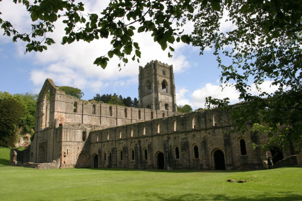 Best places to see snowdrops in Yorkshire Post image 6 Image name fountains abbey landscape the 5 image from the post Best places to see snowdrops in Yorkshire in Yorkshire.com.