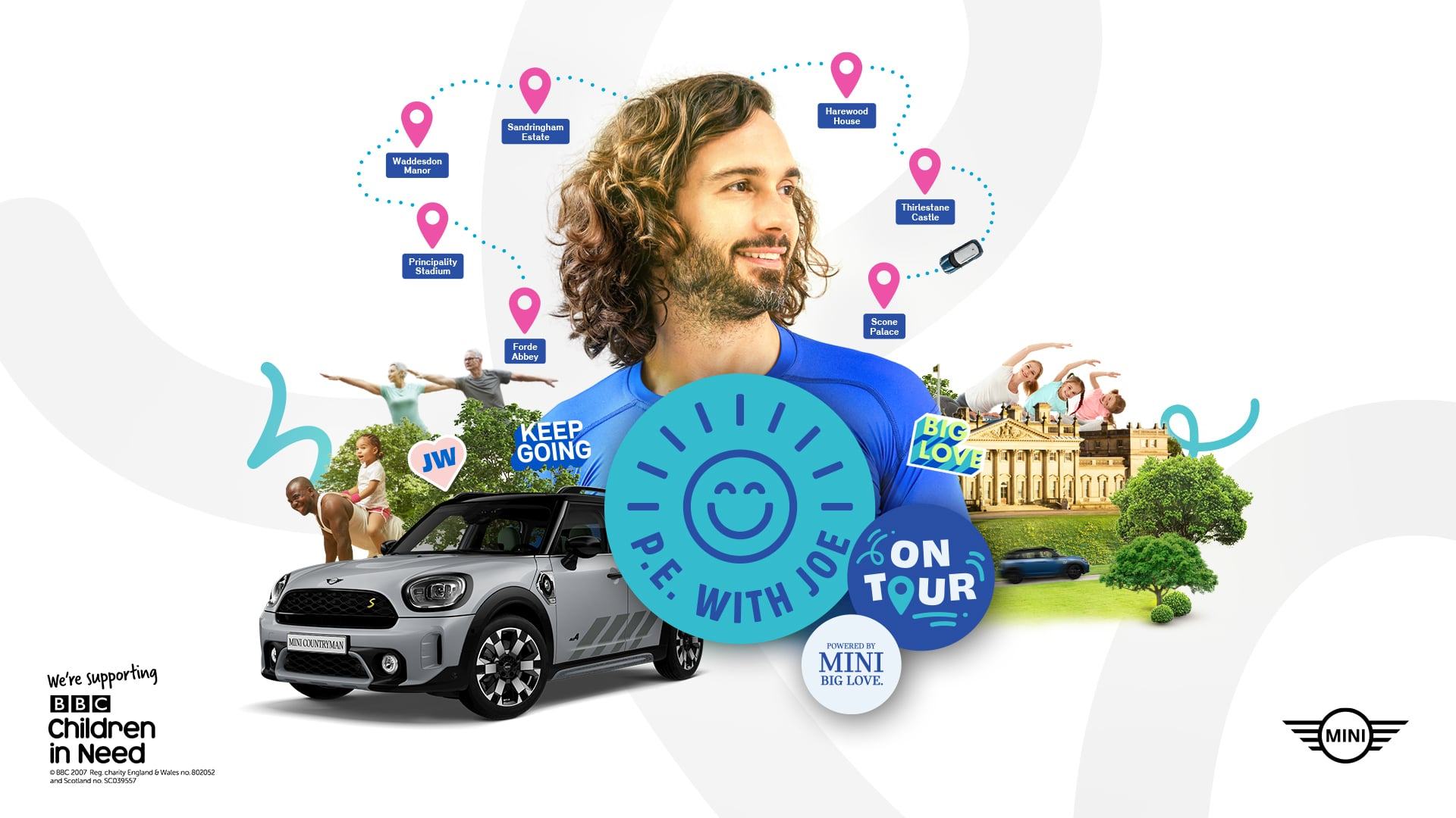 Image name joe wicks on tour mini big love children in need the 1 image from the post Joe Wicks will be at Harewood House in Yorkshire in Yorkshire.com.