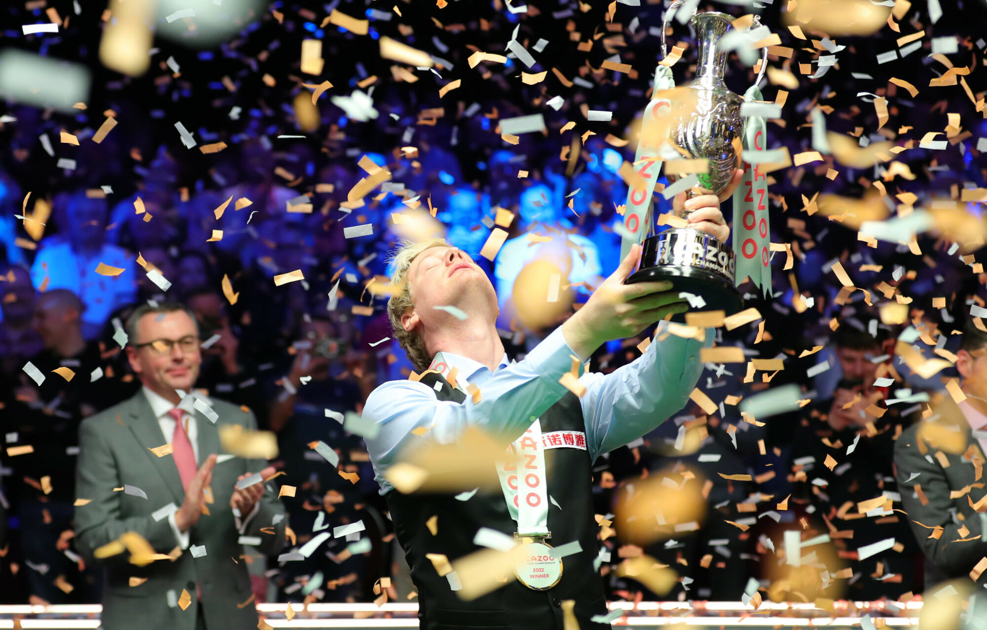 Image name neil robertson winning the snooker tour championship the 18 image from the post Snooker Tour Championship coming to Hull in 2023 in Yorkshire.com.
