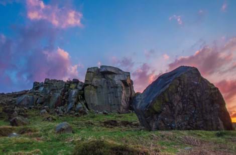 Ilkley Page image 2 Cow and Calf rocks near Ilkley