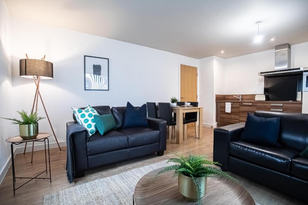 Stylish 2 Bed City Centre Apartment Sheffield - Available & Book Today Accommodation image 1 Stylish 2 Bed City Centre Apartment Sheffield - Available & Book Today image one