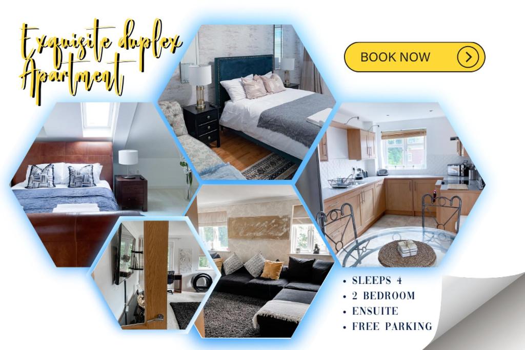 ➔ 2 Bed Duplex Exquisite Penthouse ✪ Sleeps 4 ✪ FREE Parking/WiFi Accommodation image 1 ➔ 2 Bed Duplex Exquisite Penthouse ✪ Sleeps 4 ✪ FREE Parking/WiFi image one