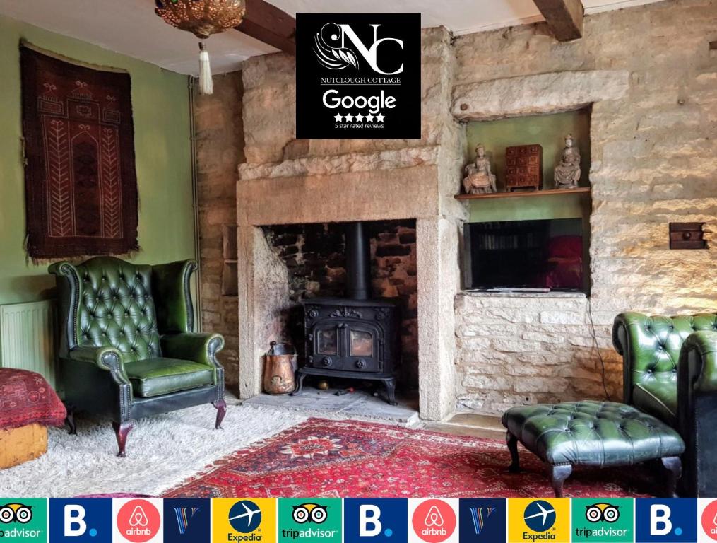 Nutclough Cottage - Log Fire and Valley View - Sleeps 2 image one