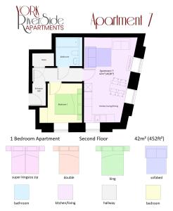 Apartment 7 1 bedroom, sleeps x 4 Accommodation image 2 Apartment 7 1 bedroom, sleeps x 4 image two