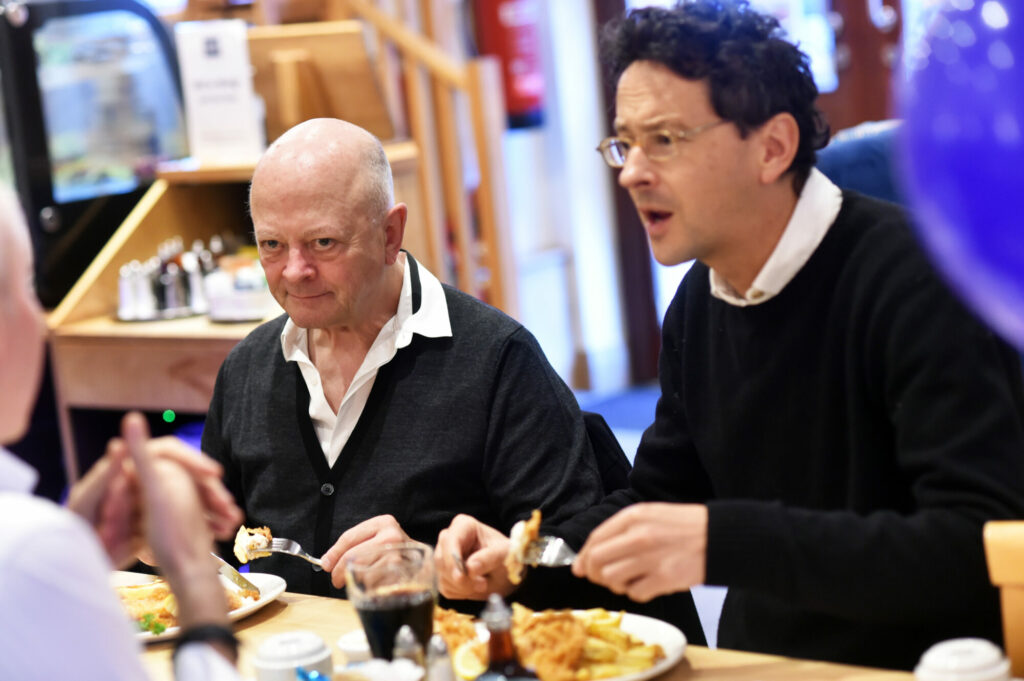 Welcome to Yorkshire Fish & Film Supper in Skipton Post image 3 Image name david barron piers tempest bizzie lizzies skipton friday 7th october the 2 image from the post Welcome to Yorkshire Fish & Film Supper in Skipton in Yorkshire.com.