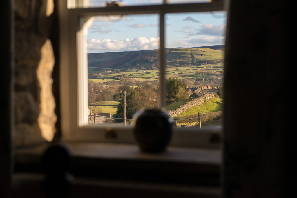 B and B & Guest Houses Post image 1 Image name view from window of dales backgroun the 1 image from the post B and B & Guest Houses in Yorkshire.com.