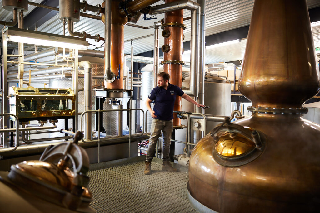 Day 6 - Christmas 2022 Post image 2 Image name Joe in the distillery the 2 image from the post Day 6 - Christmas 2022 in Yorkshire.com.