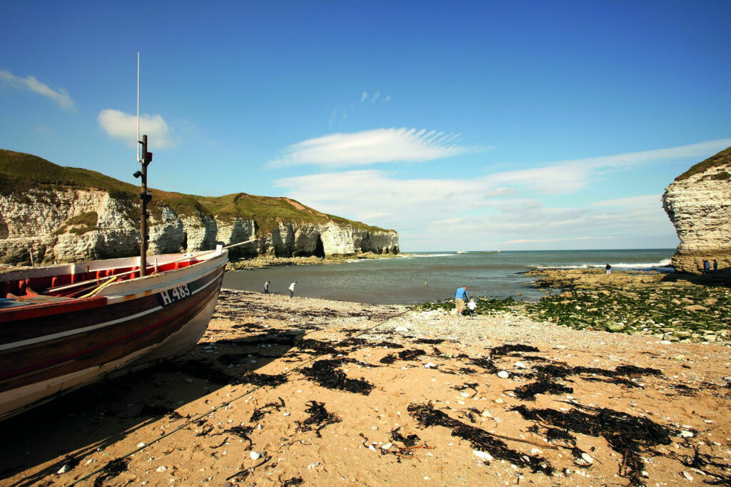 9 Great Coastal Dog Walks Post image 4 Image name flamborough north landing the 4 image from the post 9 Great Coastal Dog Walks in Yorkshire.com.