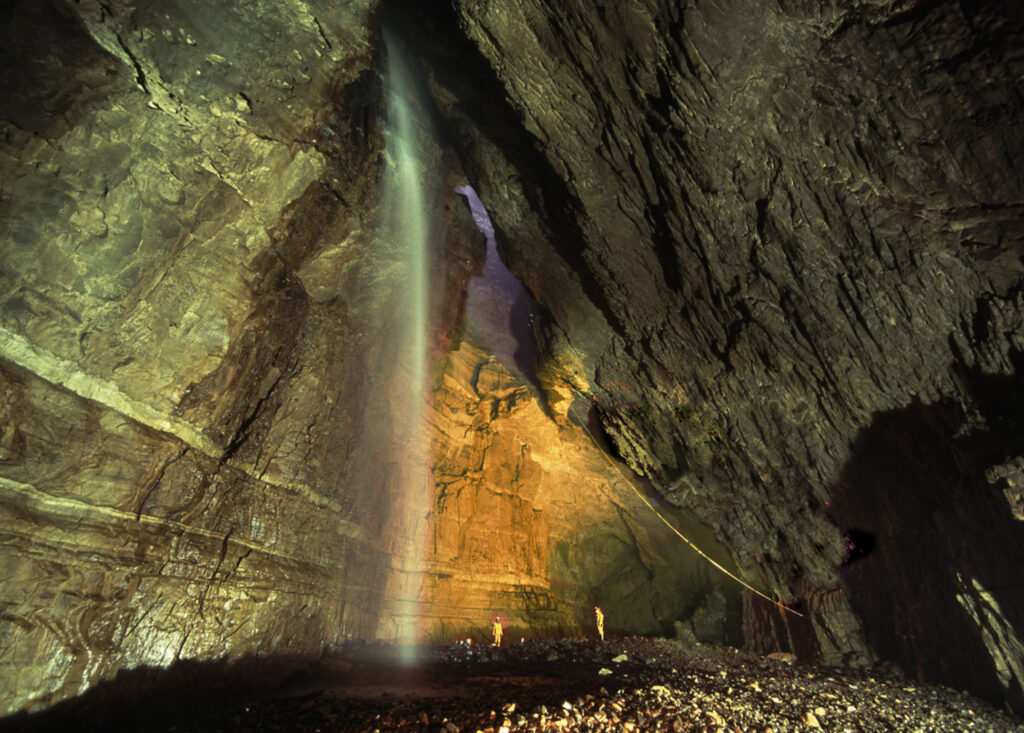 Caving and Show Caves Post image 1 Image name gaping gill the 1 image from the post Caving and Show Caves in Yorkshire.com.