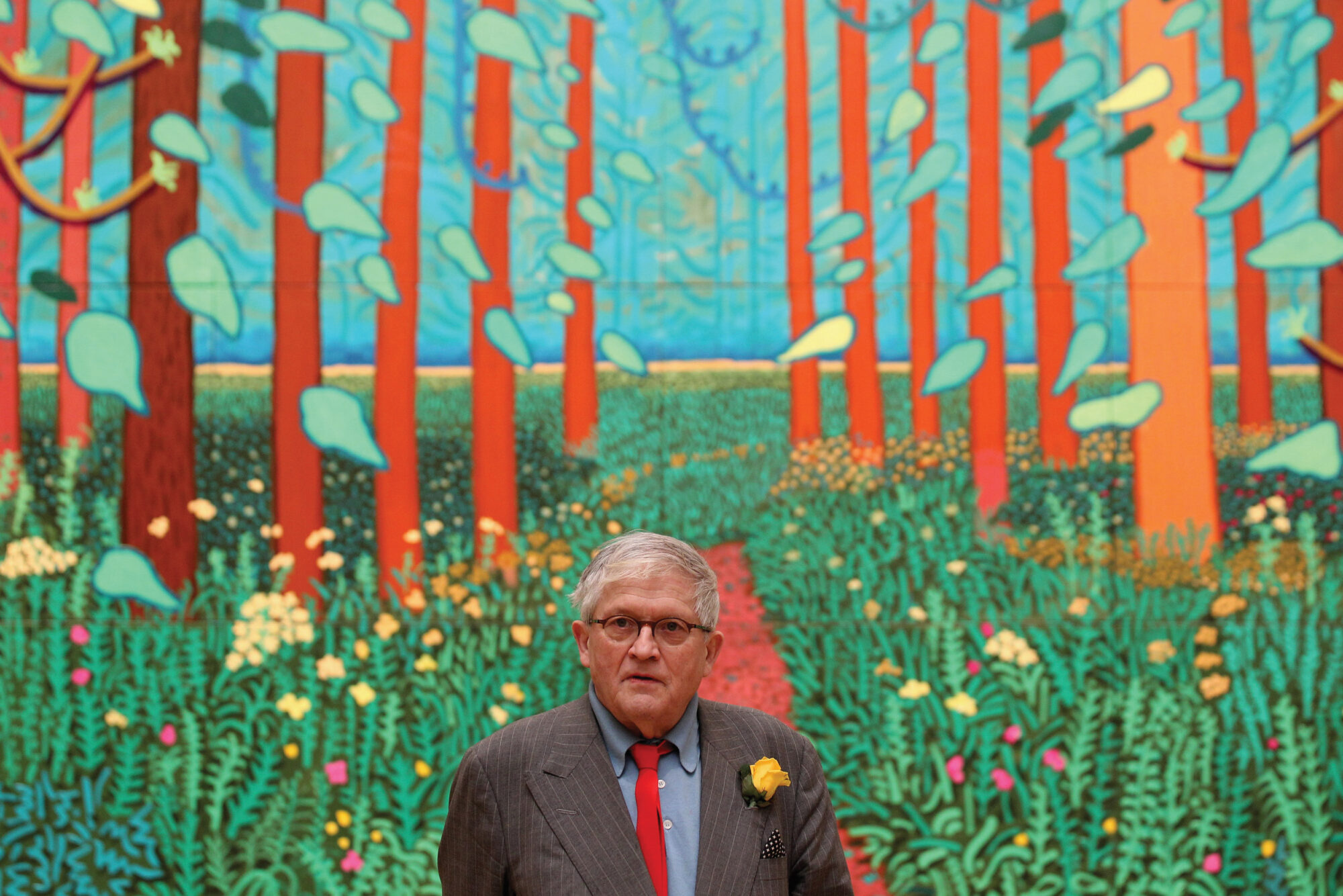 Hockney in Spring