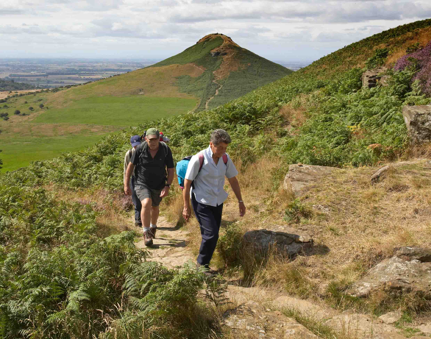 Image name walkers roseberry topping credit nymnpa and mike kipling the 15 image from the post The long and winding road in Yorkshire.com.
