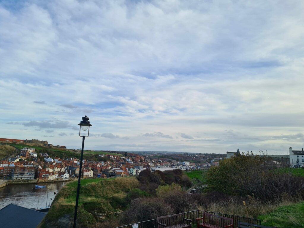Image name whitby lampost and houses copyright yorkshire com international ltd the 12 image from the post Whitby in Yorkshire.com.