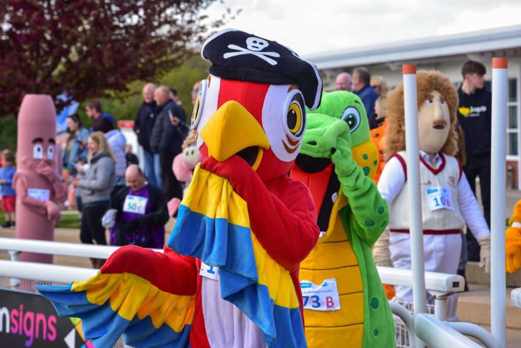 Wetherby Racecourse Visitor Attraction image 10 Image name 240422 Mascot Race 0134 the 10 image from the post Wetherby Racecourse in Yorkshire.com.