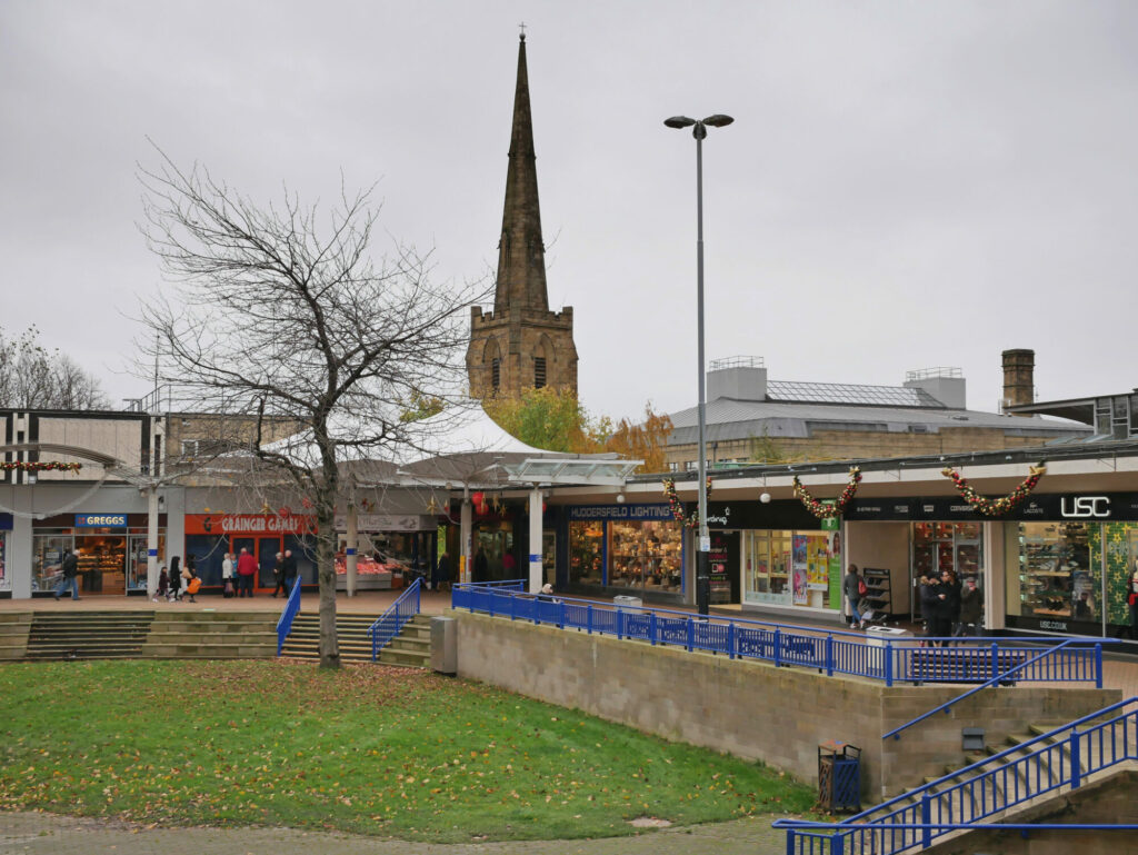 Where Happy Valley is filmed in Yorkshire - locations, venues and studios Post image 20 Image name piazza shopping centre huddersfield west yorkshire the 13 image from the post Where Happy Valley is filmed in Yorkshire - locations, venues and studios in Yorkshire.com.