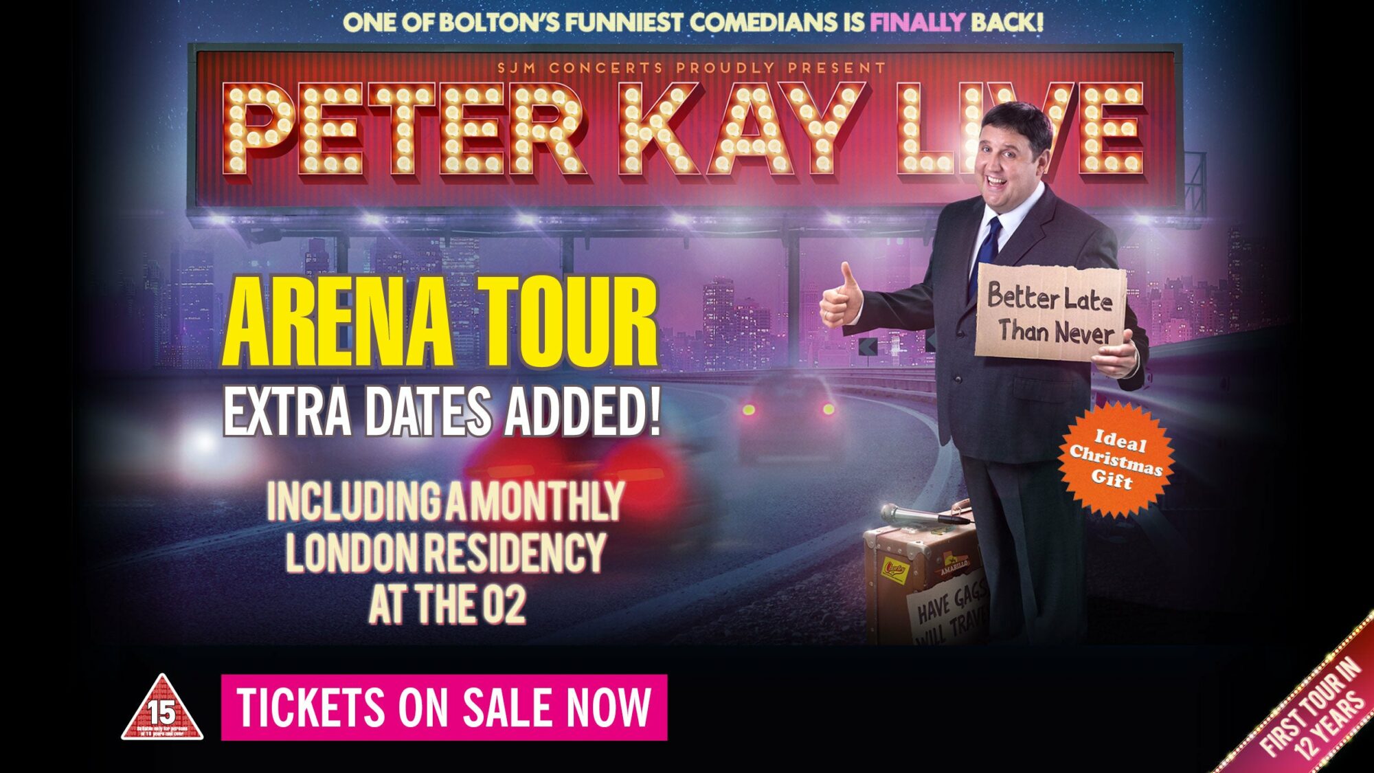 Image name Peter Kay the Gallery at First Direct Arena Leeds the 8 image from the post Peter Kay is coming to Yorkshire in Yorkshire.com.