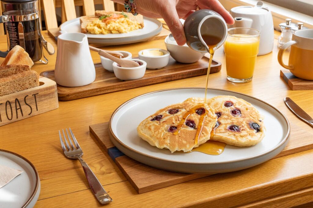 Image name blueberry pancakes 1024x683 1 the 18 image from the post Places for pancakes in Yorkshire in Yorkshire.com.
