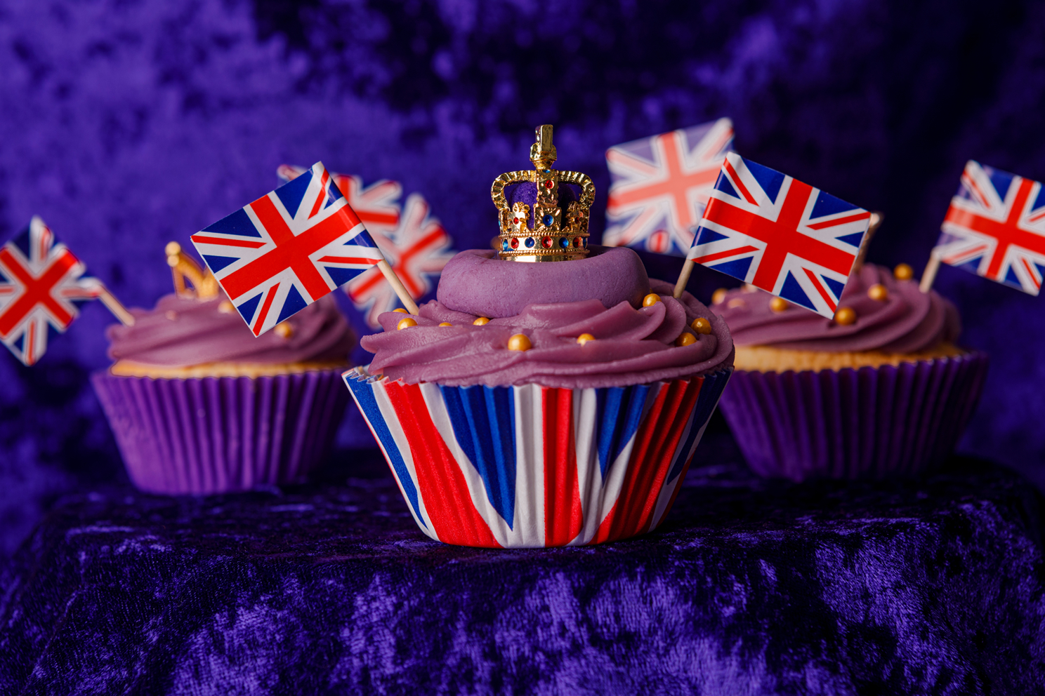 Coronation cupcakes