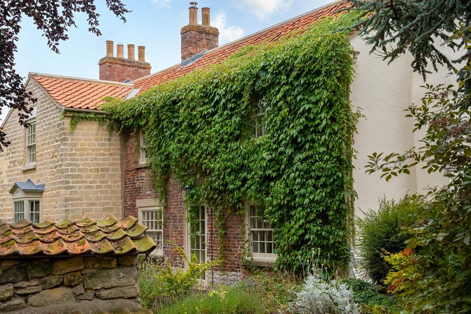 Garden Cottage Accommodation image 21 Image name garden cottage habton classic cottages exterior shot red tiled roof the 21 image from the post Garden Cottage in Yorkshire.com.