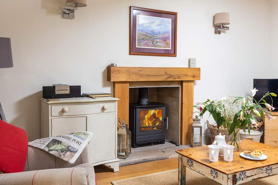 Garden Cottage Accommodation image 8 Image name garden cottage habton classic cottages wood burner the 8 image from the post Garden Cottage in Yorkshire.com.