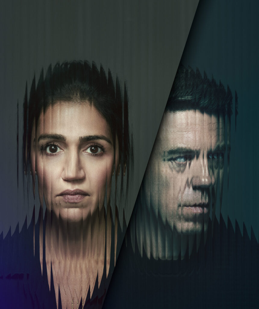 BBC police drama "Better" features Leeds Post image 2 Image name leila farzad and andrew buchan in bbc one better sharded glass effect the 2 image from the post BBC police drama "Better" features Leeds in Yorkshire.com.
