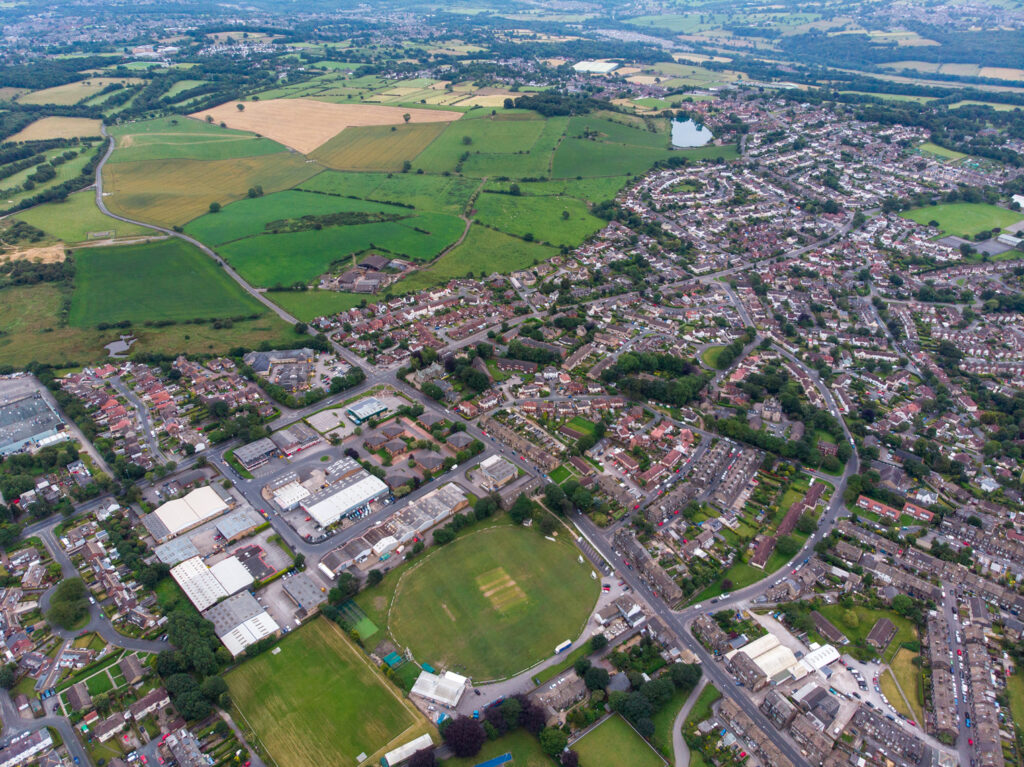 Yeadon Page image 5 Image name yeadon aerial shot the 3 image from the post Yeadon in Yorkshire.com.