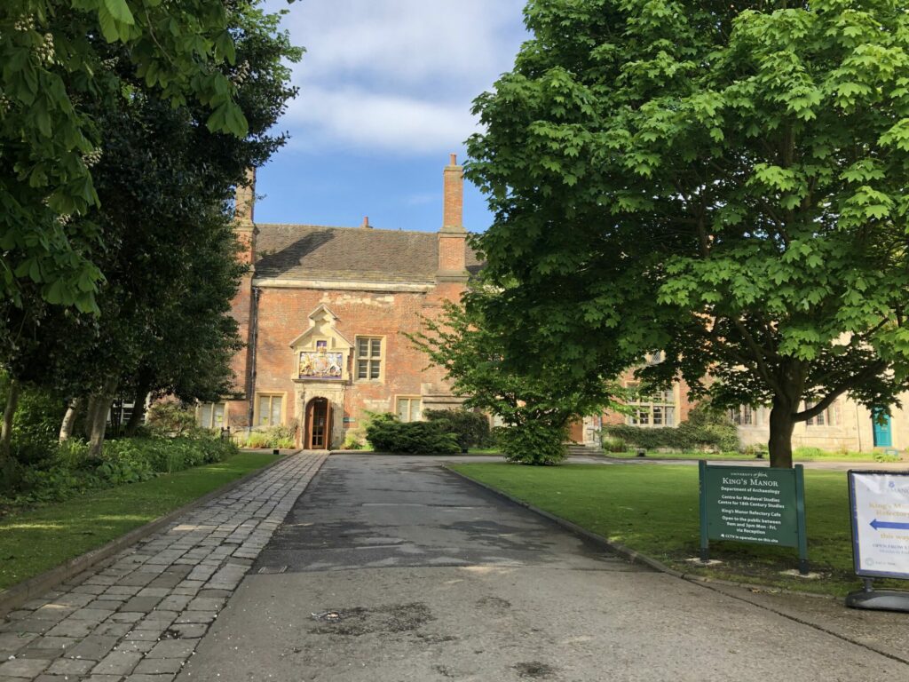 Lodgings fit for a King: TV Historian, Dr Emma Wells, explores King's Manor, York Post image 3 Image name kings manor york dr emma wells 3 the 3 image from the post Lodgings fit for a King: TV Historian, Dr Emma Wells, explores King's Manor, York in Yorkshire.com.