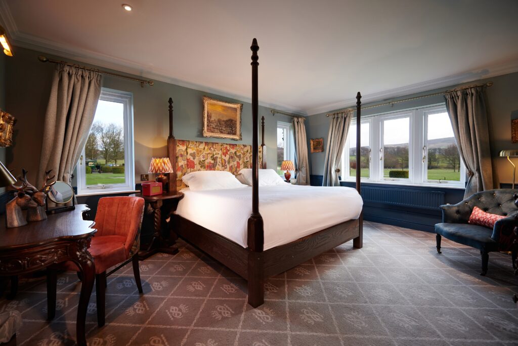 The Devonshire Arms Hotel & Spa Accommodation image 9 Image name Devonshire Arms Bolton Abbey Suite Herbert Royal JR Nov 20 the 9 image from the post The Devonshire Arms Hotel & Spa in Yorkshire.com.