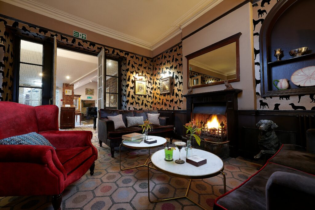 The Devonshire Arms Hotel & Spa Accommodation image 7 Image name Devonshire Arms Dog Lounge 26536 the 7 image from the post The Devonshire Arms Hotel & Spa in Yorkshire.com.