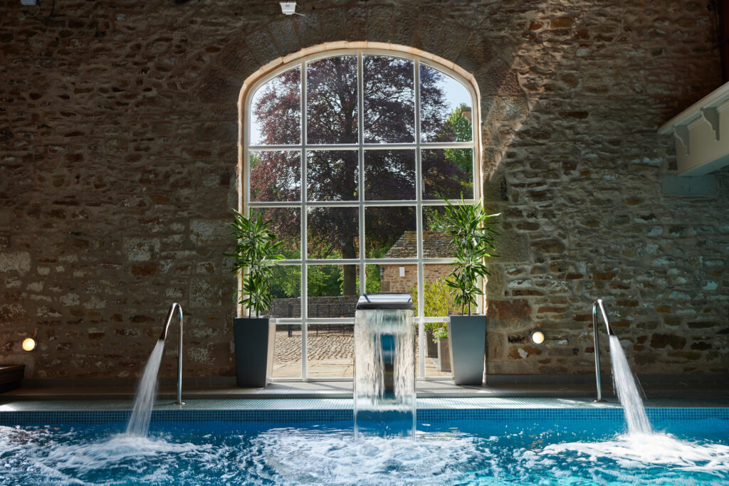 The Devonshire Arms Hotel & Spa Accommodation image 12 Image name Hydrotheraphy Pool The Devonshire Spa New 2023 8 the 12 image from the post The Devonshire Arms Hotel & Spa in Yorkshire.com.