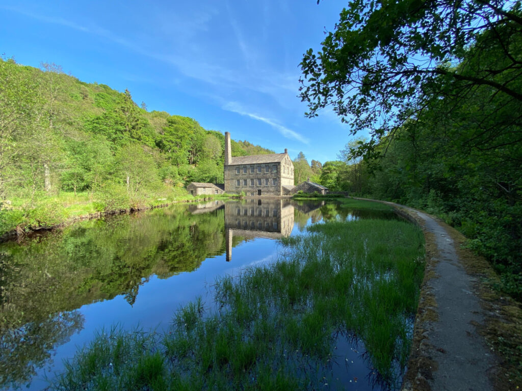 Visit Hardcastle Crags - Prices, Times, Visitor Info Visitor Attraction image 1 Image name mill and millpond hardcastle crags yorkshire the 1 image from the post Visit Hardcastle Crags - Prices, Times, Visitor Info in Yorkshire.com.