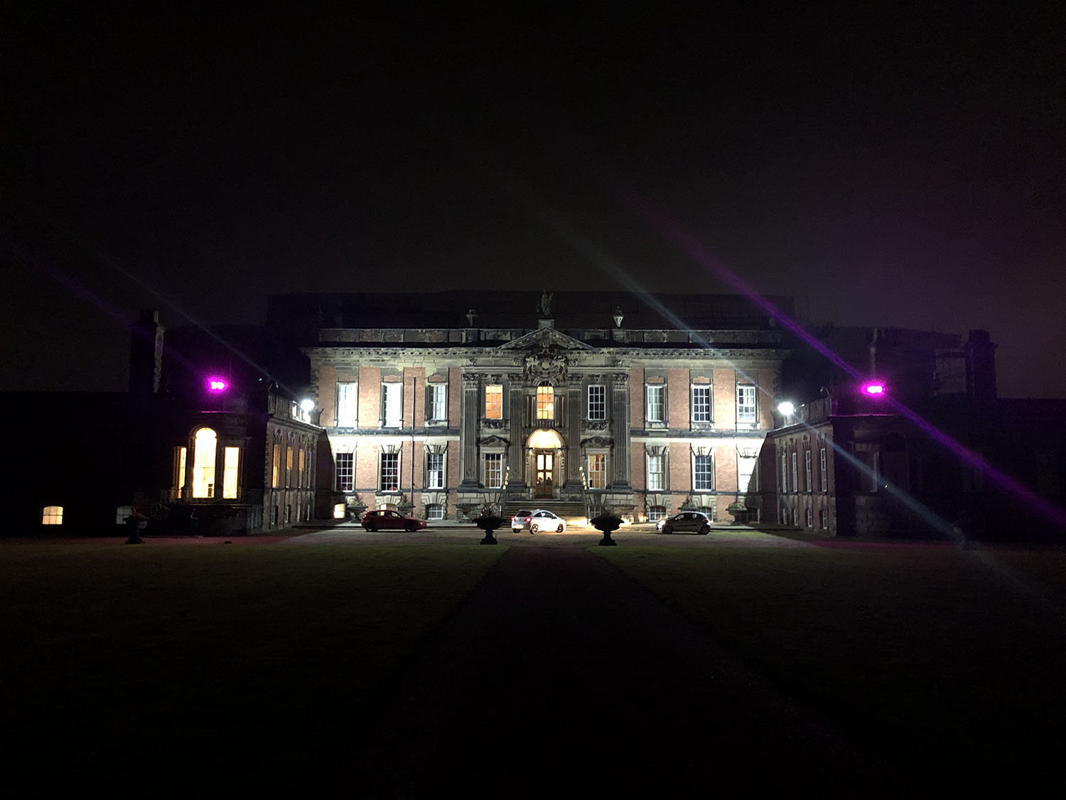 Image name wentworth woodhouse at night resized the 19 image from the post Dr Emma Wells, on the largest private dwelling in the UK: Wentworth Woodhouse in Yorkshire.com.