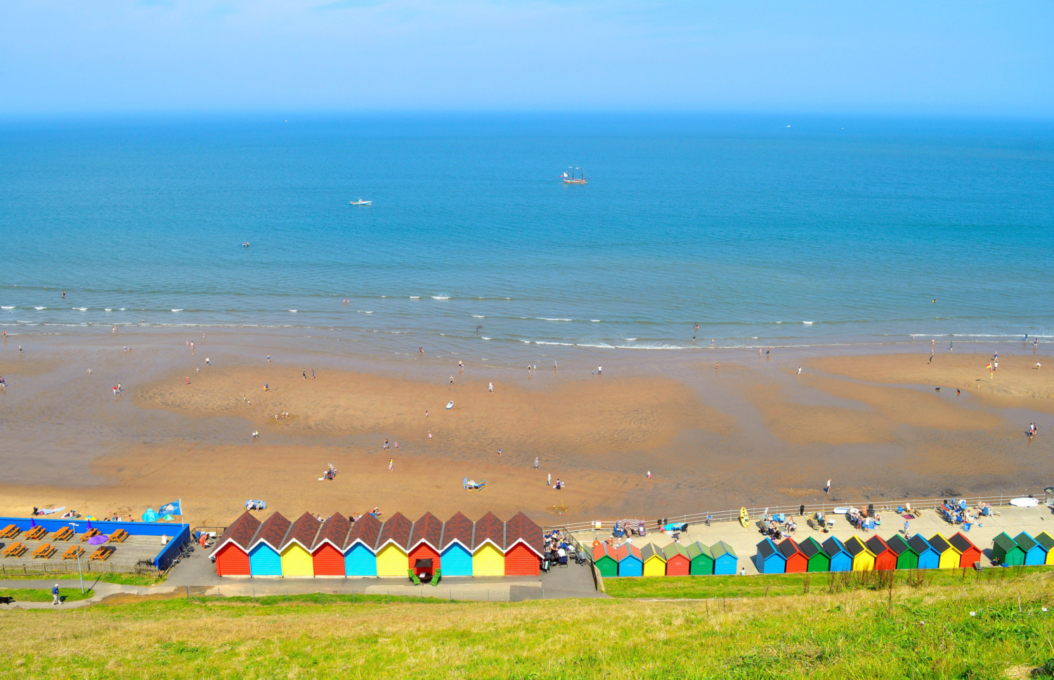 a beach in Whitby