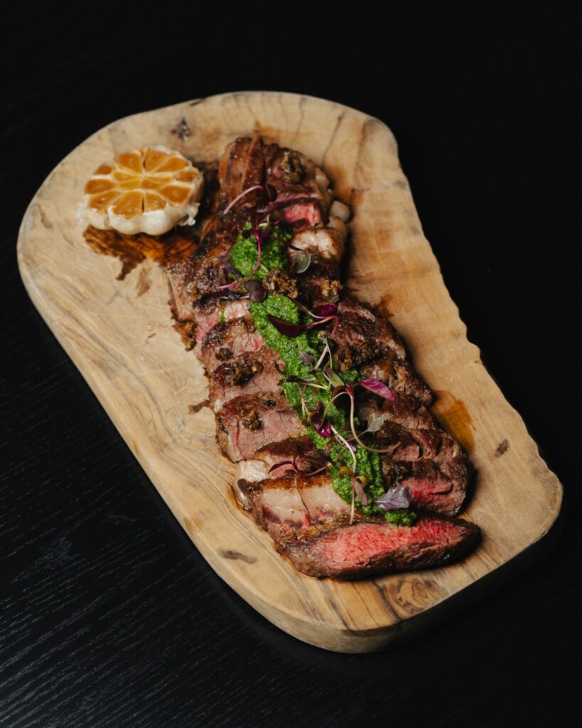Giveaway: Meal for Two at Forage Bar & Kitchen, York Post image 5 Image name Forage York Ribeye herb pesto confit garlic truffle the 5 image from the post Giveaway: Meal for Two at Forage Bar & Kitchen, York in Yorkshire.com.