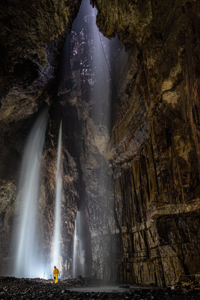 The Enigmatic Caves and Potholes of Yorkshire: A Deep Dive into Nature's Subterranean Marvels Post image 1 Image name gaping gill ingleborough yorkshire the 1 image from the post The Enigmatic Caves and Potholes of Yorkshire: A Deep Dive into Nature's Subterranean Marvels in Yorkshire.com.