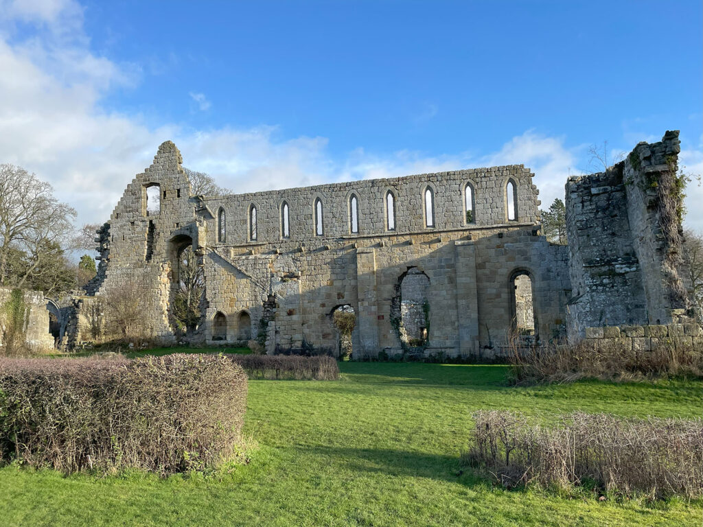 The historical secrets of Jervaulx Abbey with Dr Emma Wells Post image 1 Image name jervaulx abbey in the sunshine yorkshire the 1 image from the post The historical secrets of Jervaulx Abbey with Dr Emma Wells in Yorkshire.com.