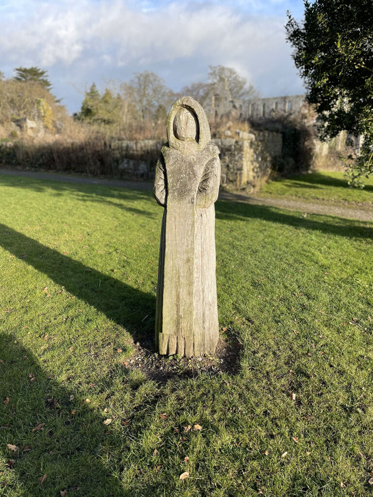 The historical secrets of Jervaulx Abbey with Dr Emma Wells Post image 3 Image name religious statue jervaulx abbey yorkshire the 3 image from the post The historical secrets of Jervaulx Abbey with Dr Emma Wells in Yorkshire.com.