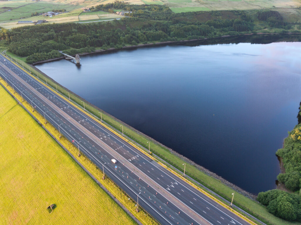 Walk: Scammonden Reservoir Post image 2 Image name scammonden reservoir m62 yorkshire the 2 image from the post Walk: Scammonden Reservoir in Yorkshire.com.
