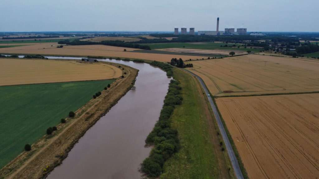 Walk: Barmby on the Marsh Post image 1 Image name view of drax power station over river ouse east yorkshire the 1 image from the post Walk: Barmby on the Marsh in Yorkshire.com.