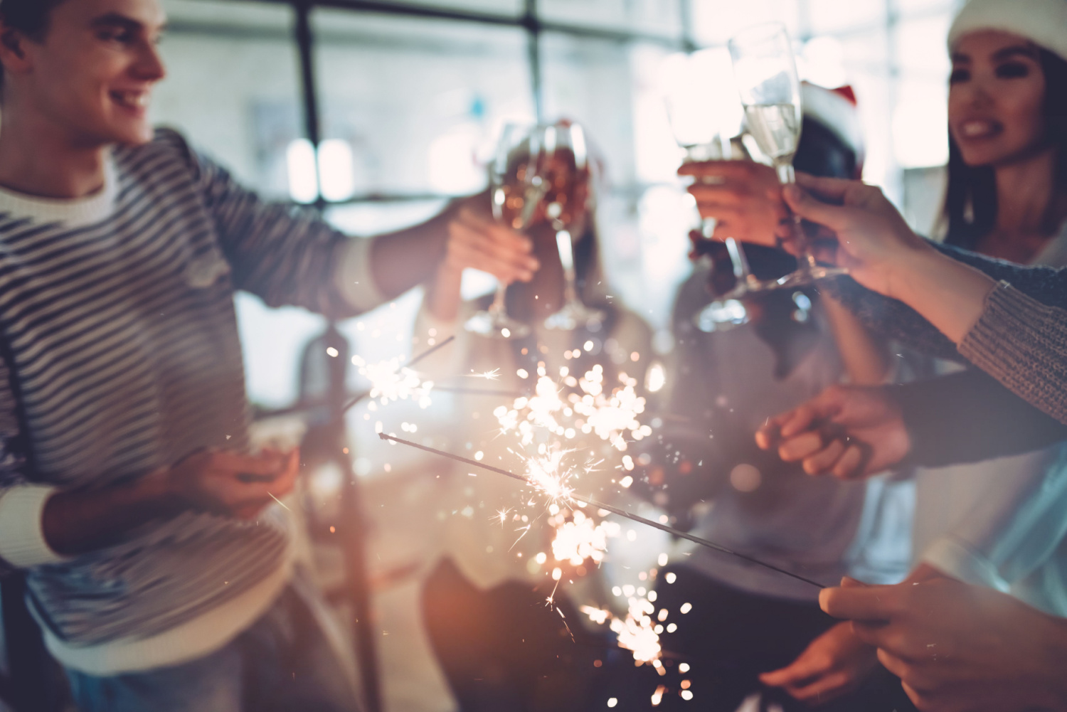 Image name work christmas party sparklers the 2 image from the post Tell us about your Christmas party options in Yorkshire.com.